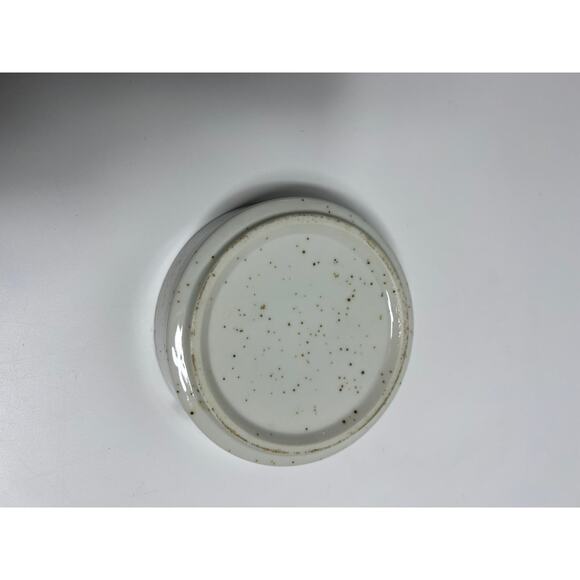 Vintage Otagiri Ashtray Trinket Dish Stoneware Round Texas Bluebonnets - Picture 5 of 7